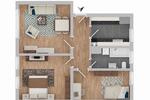 Etagenwohnung Erfurt Andreasvorstadt - 3 Zimmer, 64 m&sup2;, 219.000&euro; | Angebot:27533552