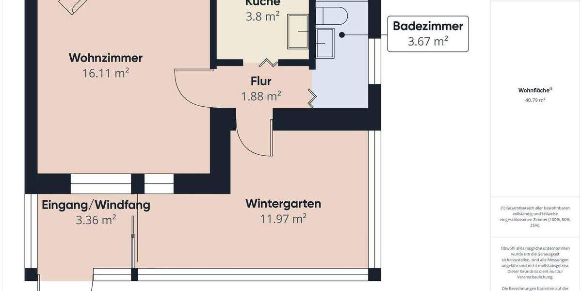 Bungalow Straußfurt - 2 Zimmer, 40 m&sup2;, 65.000&euro; | Angebot:25798637