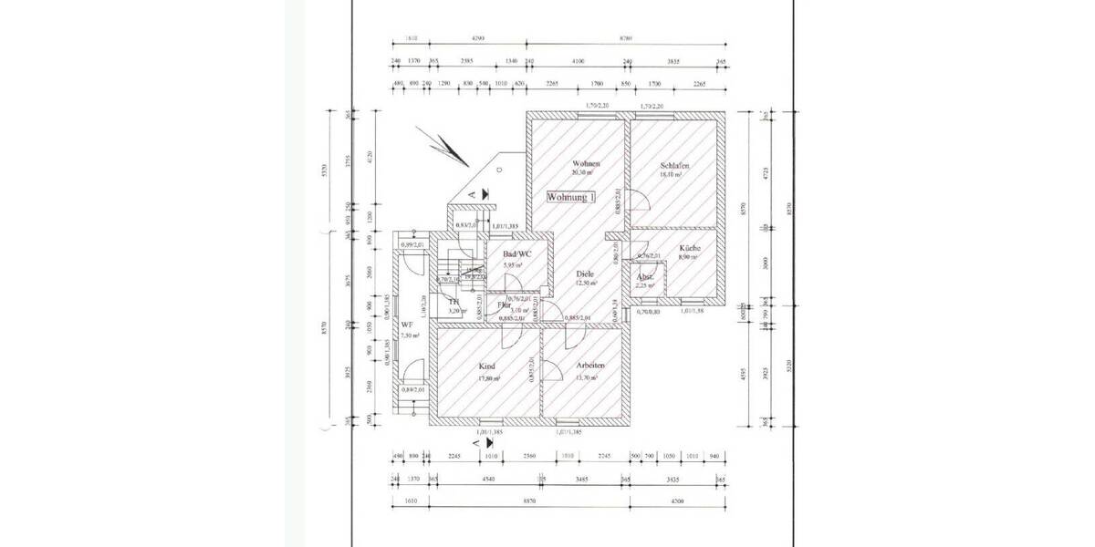 Etagenwohnung Herbsleben - 4 Zimmer, 102 m&sup2;, 185.000&euro; | Angebot:23975467