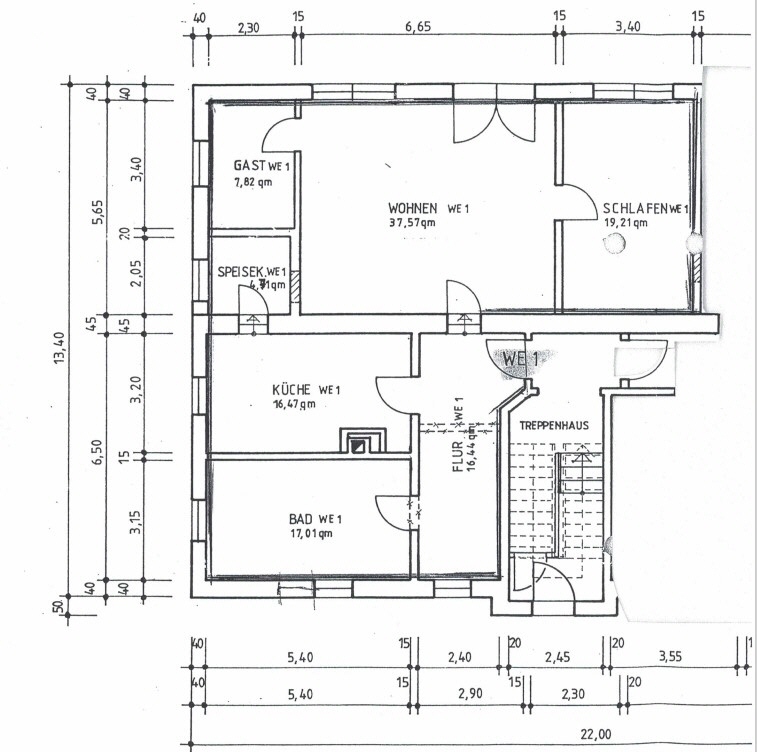 Doppelte Wohnqualität: Zwei verbundene Eigentumswohnungen im Herzen von Gotha 6 zimmer