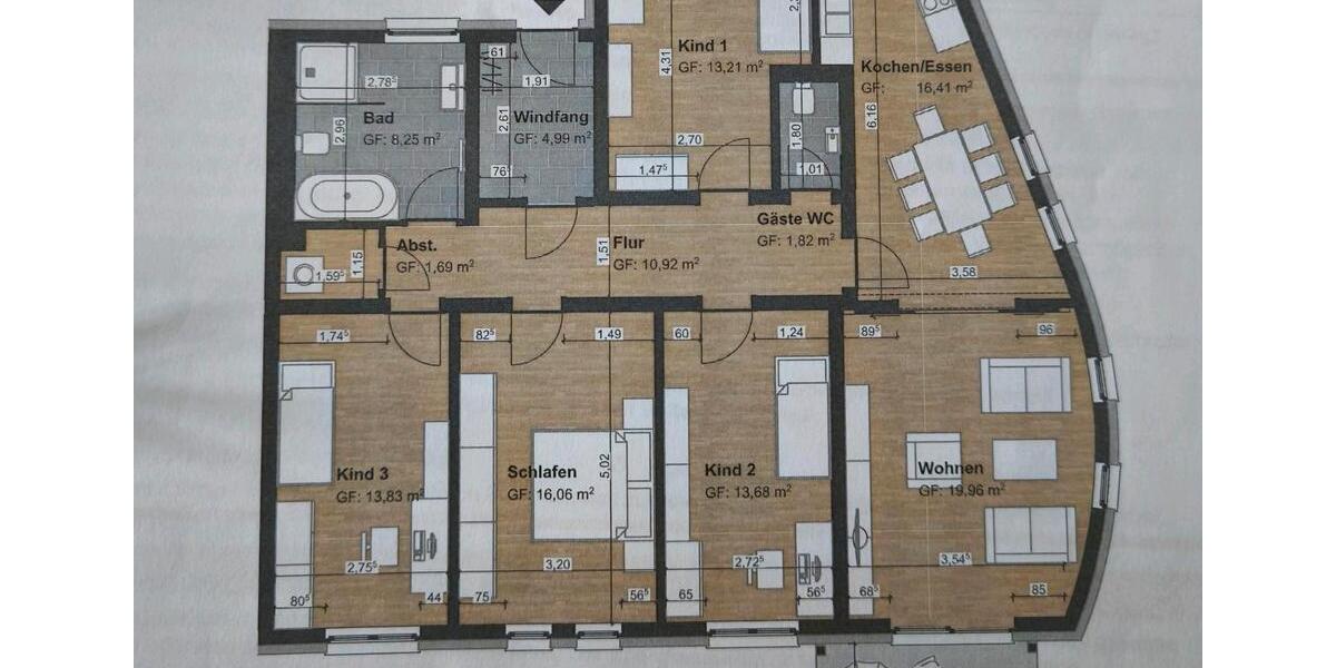 Etagenwohnung Arnstadt - 5 Zimmer, 122 m&sup2;, 1.500&euro; | Angebot:26431094