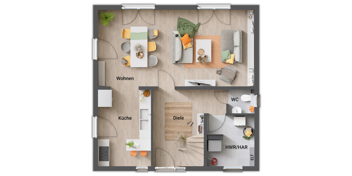 Einfamilienhaus Erfurt Kühnhausen - 4 Zimmer, 129 m&sup2;, 440.490&euro; | Angebot:24711221