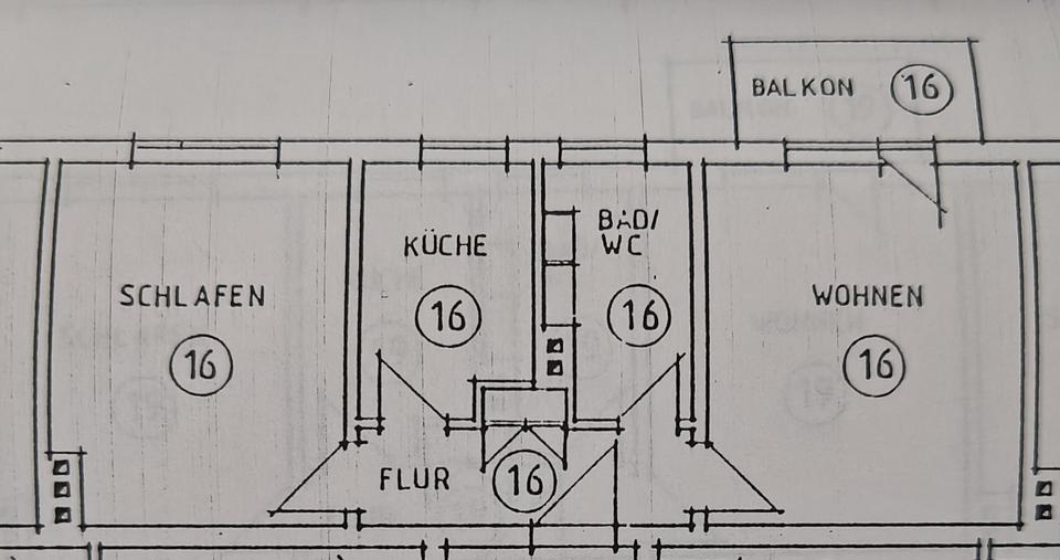 Etagenwohnung Erfurt Daberstedt - 2 Zimmer, 49 m&sup2;, 139.000&euro; | Angebot:26122710
