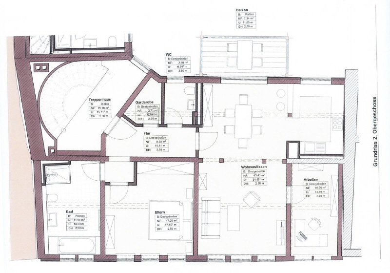 Traumhafte Stadtwohnung im sanierten Fachwerkhaus 3 zimmer