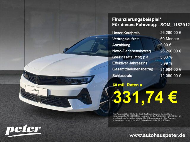 Opel Astra 12.000 km 26.260 &euro; Sömmerda 99610