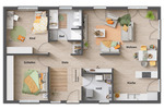 Bungalow Großrudestedt - 4 Zimmer, 102 m&sup2;, 381.400&euro; | Angebot:25837856