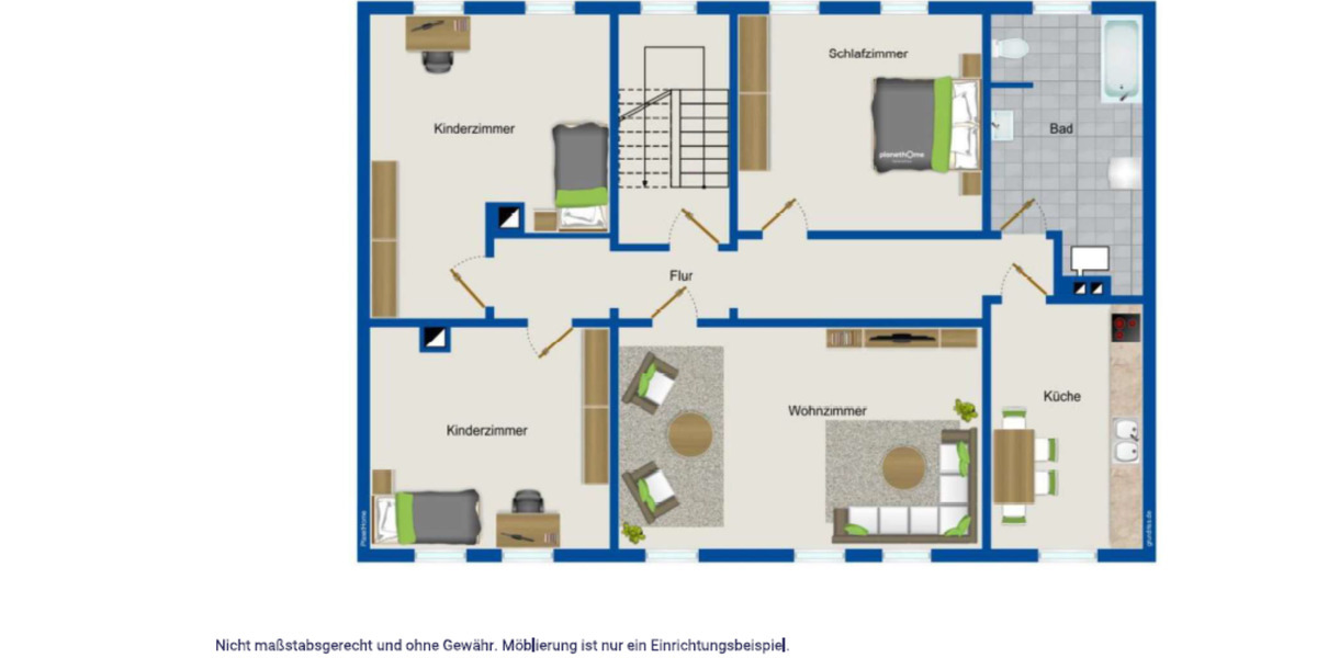 Anfragestop - Schöne 4-Raum-Wohnung mit Einbauküche und Garage 4 zimmer