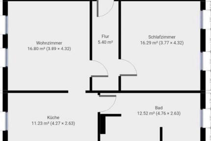Wohnung Erfurt Daberstedt - 2 Zimmer, 62 m&sup2;, 708&euro; | Angebot:26068790