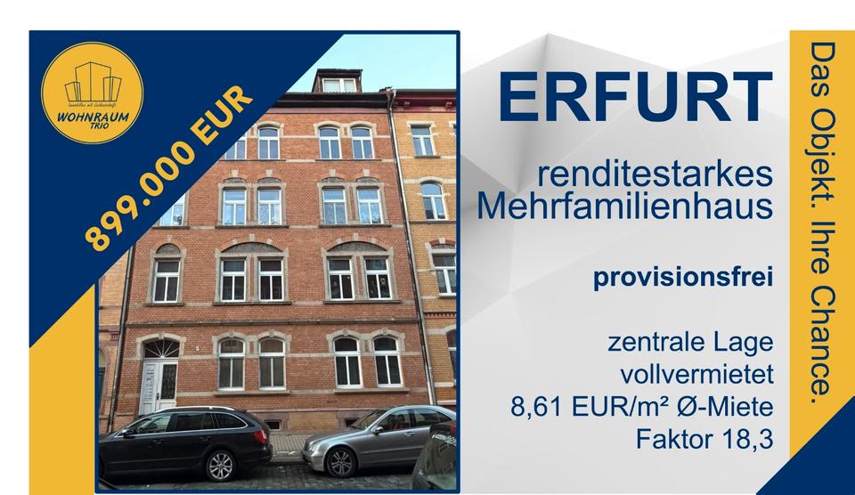Mehrfamilienhaus, Wohnhaus Erfurt Daberstedt - 899.000&euro; | Angebot:26164767