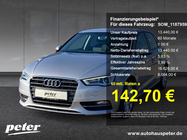 Audi A3 58.969 km 13.440 € Sömmerda 99610