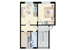 Etagenwohnung Drei Gleichen - 2 Zimmer, 47 m&sup2;, 320&euro; | Angebot:25216126