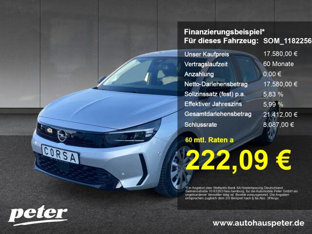 Opel Corsa 5.000 km 17.580 € Erfurt 99086