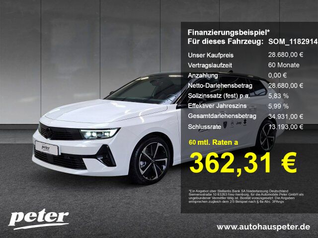 Opel Astra 6.000 km 28.680 € Erfurt 99086