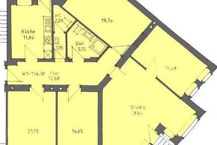 Gewerbeobjekt Erfurt Andreasvorstadt - 5 Zimmer, 134 m&sup2;, 1.200&euro; | Angebot:25316681