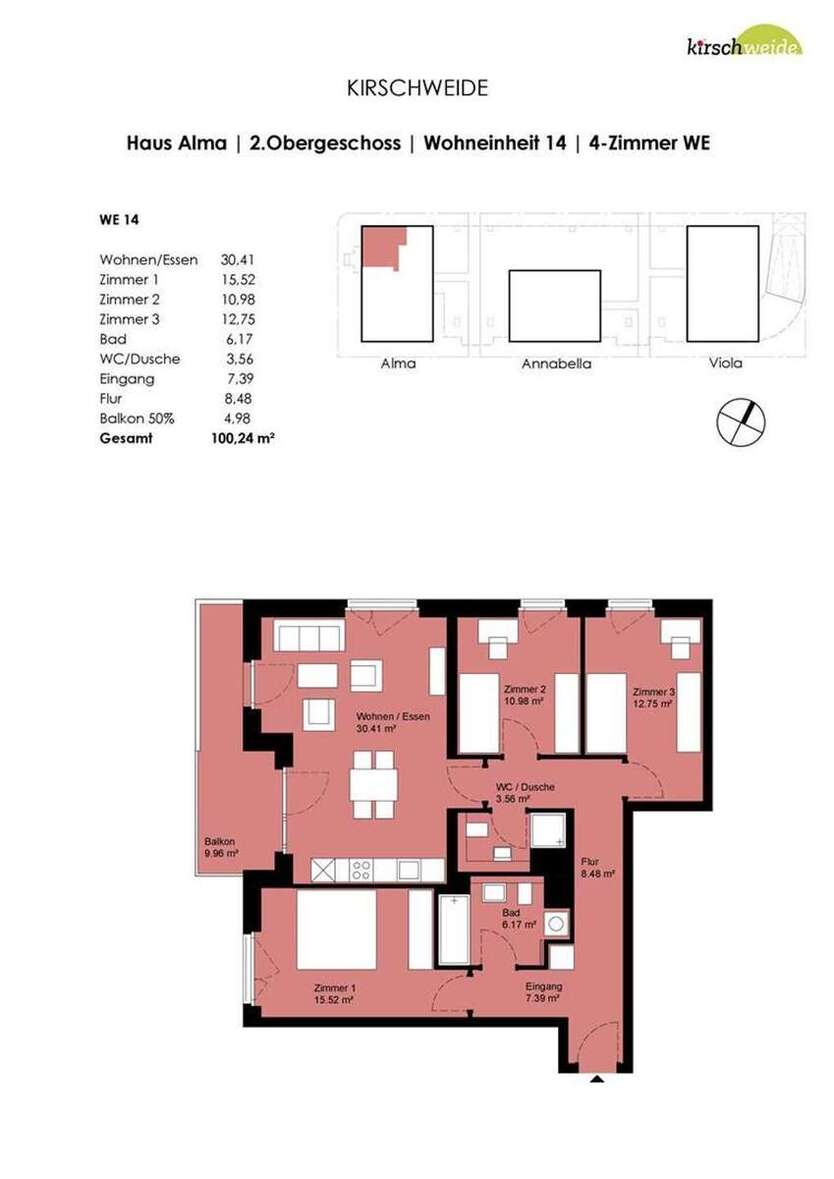 Neubau - Wohnen und investieren in der Stadt der Dichter und Denker! 4 zimmer