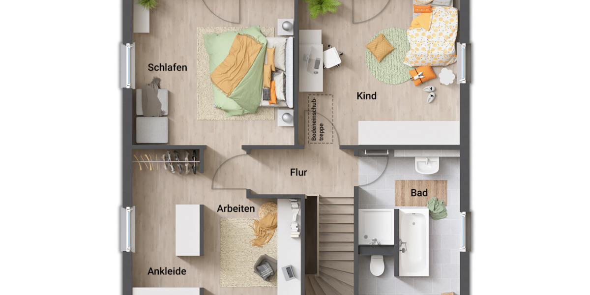 Einfamilienhaus Erfurt Kühnhausen - 4 Zimmer, 129 m&sup2;, 440.490&euro; | Angebot:24711221