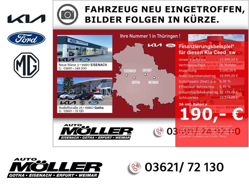 Kia ceed Sportswagon 13.300 km 23.899 € Gotha 99867