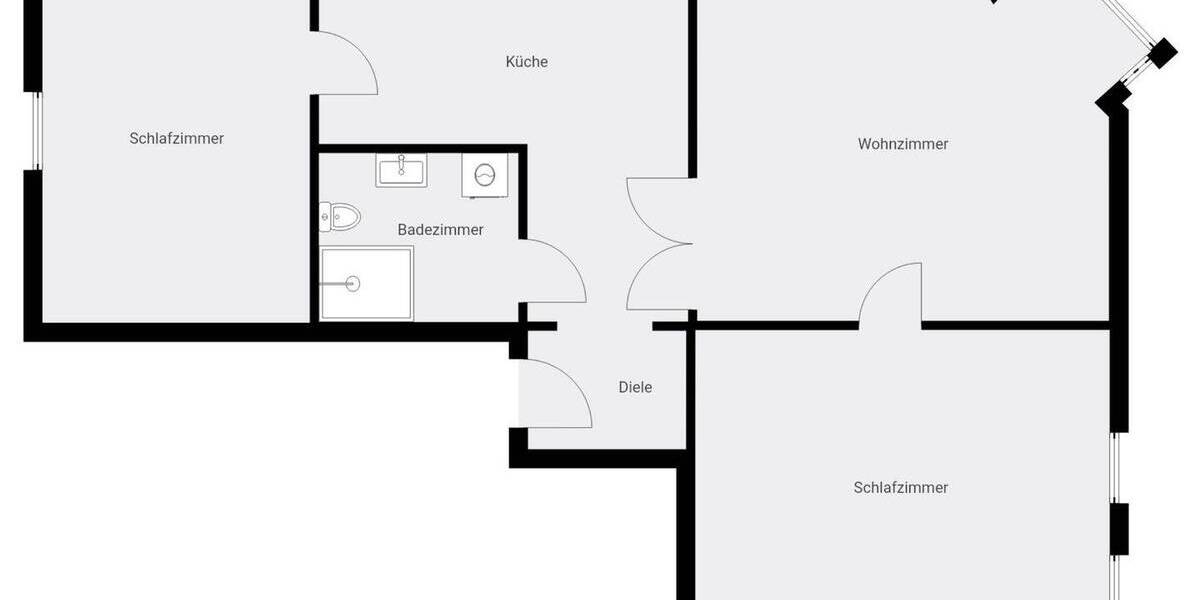 Etagenwohnung Weimar Westvorstadt - 3 Zimmer, 315.000&euro; | Angebot:26228513