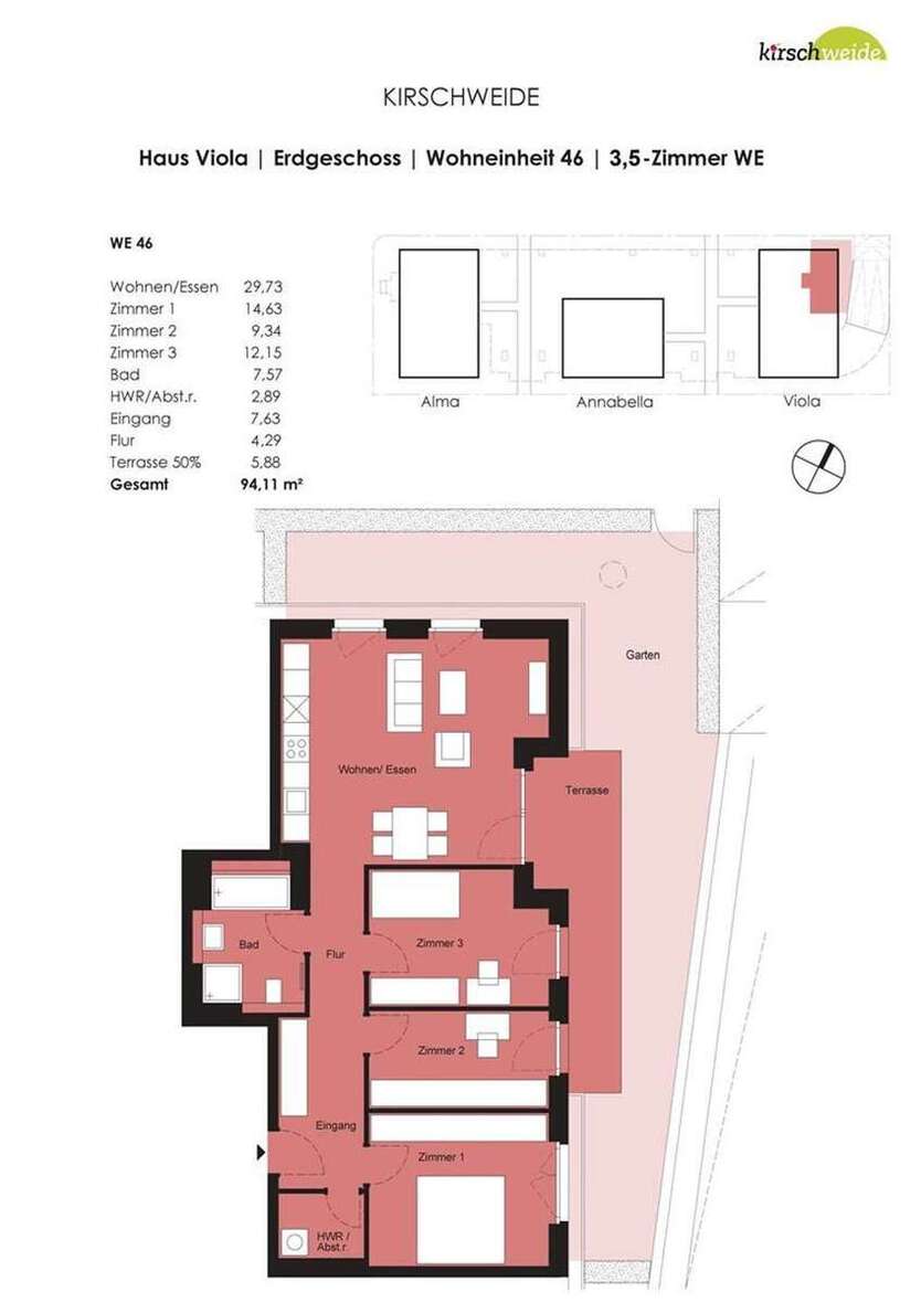 Neubau - Wohnen und investieren in der Stadt der Dichter und Denker! 3.5 zimmer