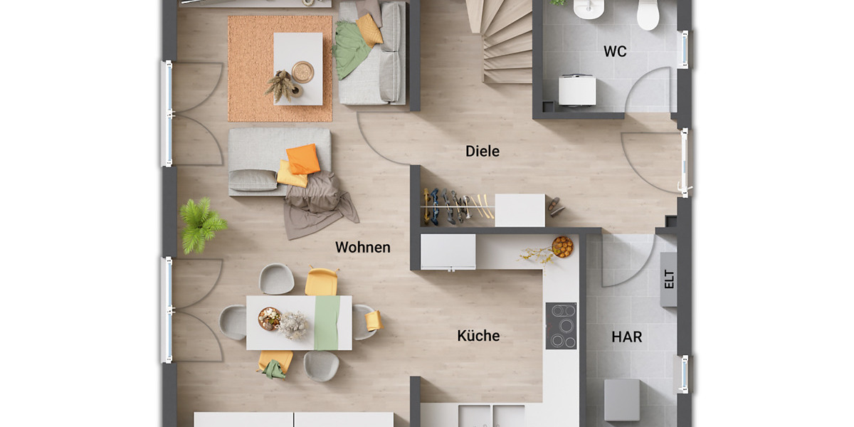 Einfamilienhaus Nessetal-Hochheim Hochheim - 4 Zimmer, 109 m&sup2;, 282.380&euro; | Angebot:25248997