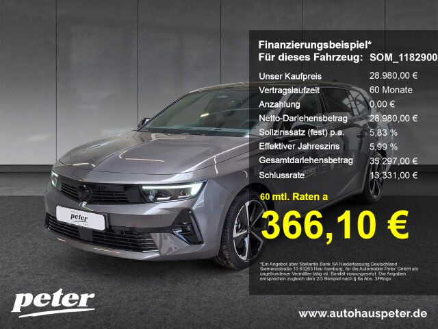 Opel Astra 19.000 km 28.980 &euro; Erfurt 99086