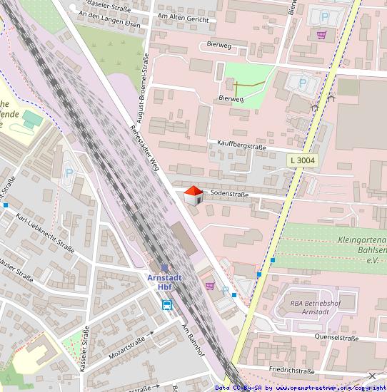 Dachgeschoßwohnung Arnstadt - 2 Zimmer, 57 m&sup2;, 390&euro; | Angebot:25053846