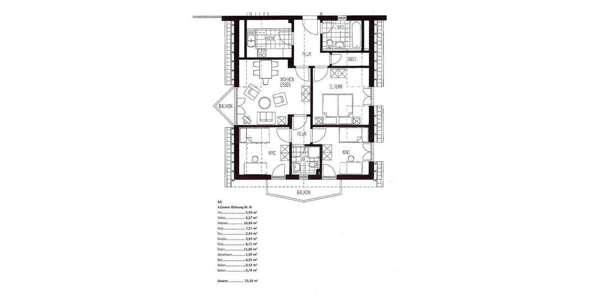 Dachgeschoßwohnung Erfurt Andreasvorstadt - 4 Zimmer, 72 m&sup2;, 260.000&euro; | Angebot:26949725