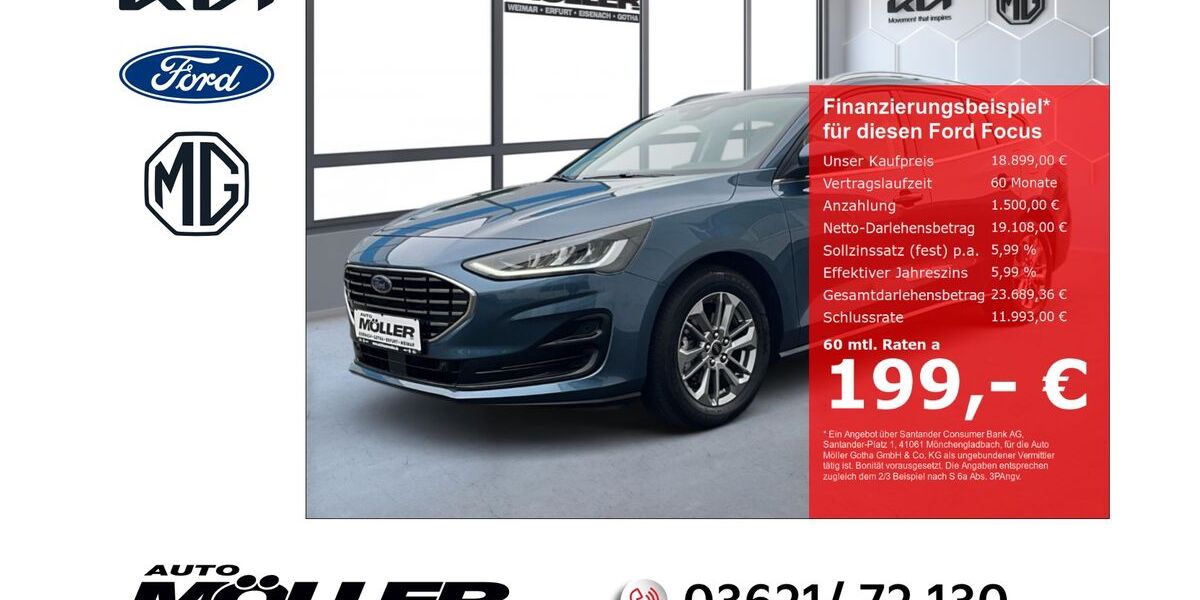 Ford Focus 27.288 km 18.899 &euro; Gotha 99867