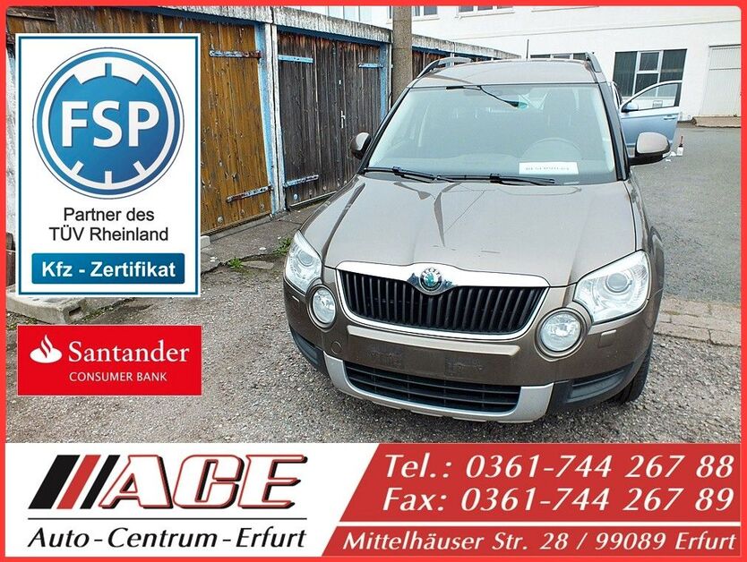 Skoda Yeti 110.962 km 8.290 € Erfurt 99089