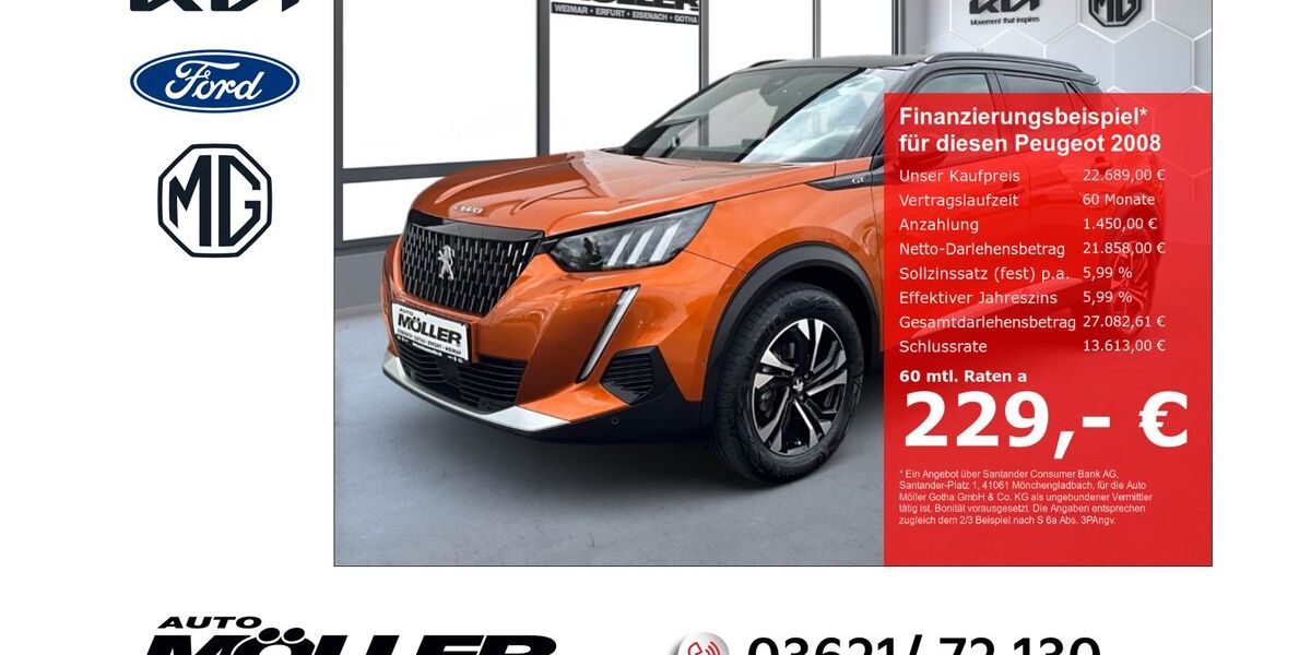 Peugeot 2008 16.500 km 22.490 &euro; Gotha 99867
