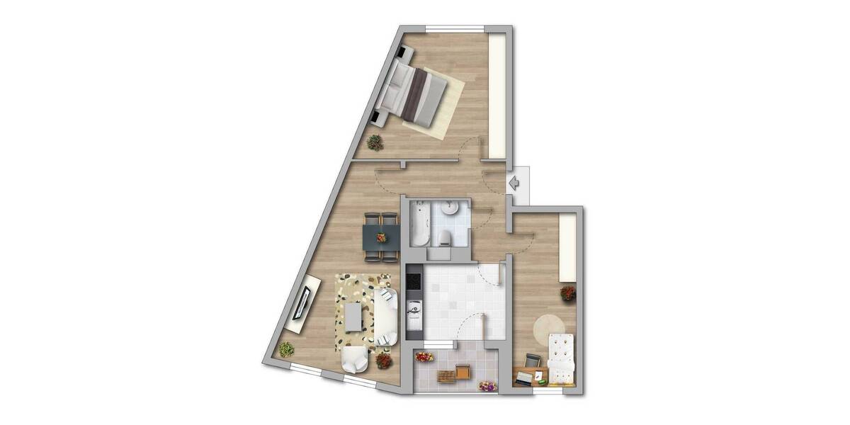 Etagenwohnung Erfurt Melchendorf - 3 Zimmer, 76 m&sup2;, 485&euro; | Angebot:26929936