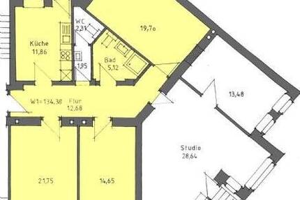 Wohnung Erfurt Andreasvorstadt - 3 Zimmer, 83 m&sup2;, 750&euro; | Angebot:25316680