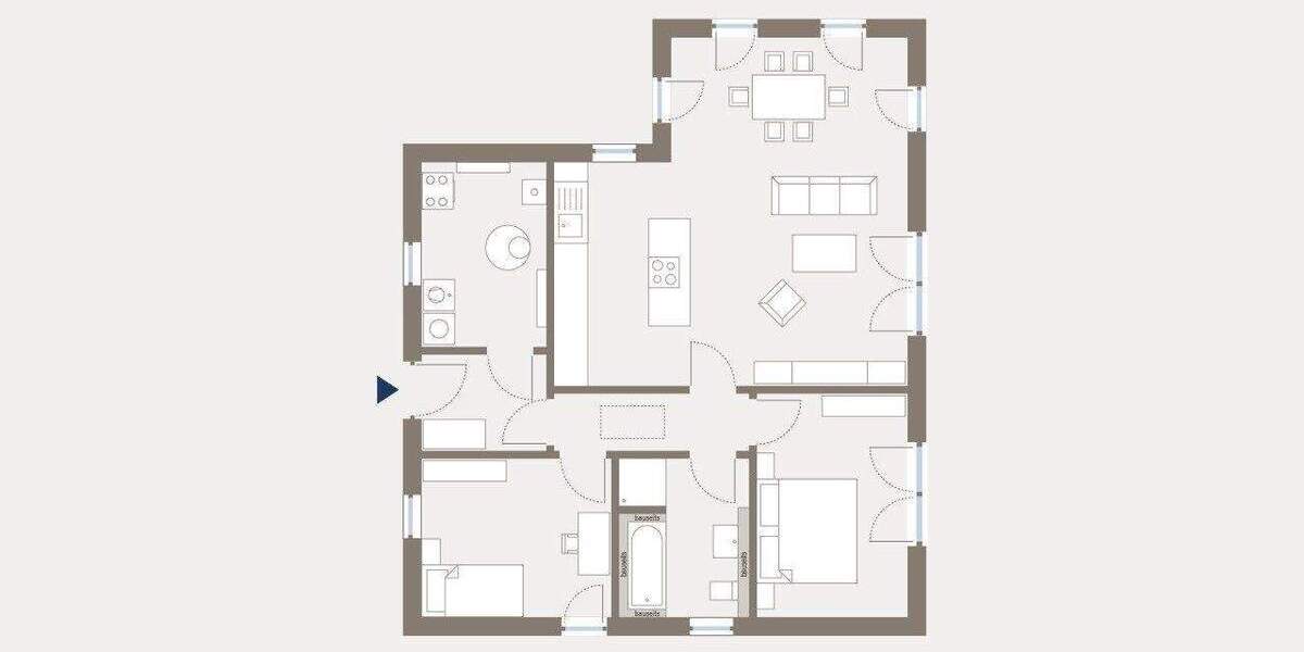 Bungalow Großobringen Großobringen - 3 Zimmer, 88 m&sup2;, 356.629&euro; | Angebot:25672530
