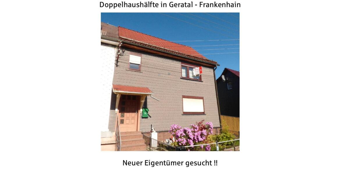 Doppelhaushälfte Geratal - 5 Zimmer, 92 m&sup2;, 63.000&euro; | Angebot:24091336