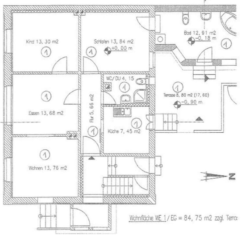!93qm,4raum in Gispersleben, frei ab sofort zimmer