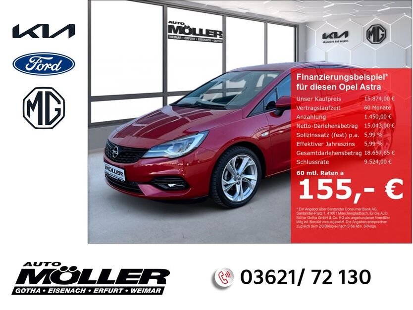 Opel Astra 29.945 km 15.874 € Gotha 99867