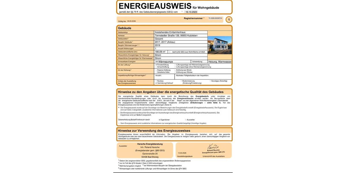 Einfamilienhaus Herbsleben - 4 Zimmer, 130 m&sup2;, 300.000&euro; | Angebot:27081897