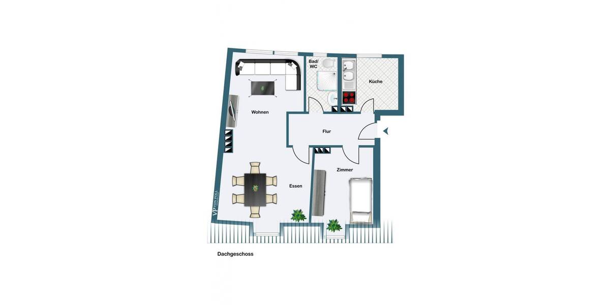 Etagenwohnung Erfurt Daberstedt - 2 Zimmer, 54 m&sup2;, 139.000&euro; | Angebot:26826156