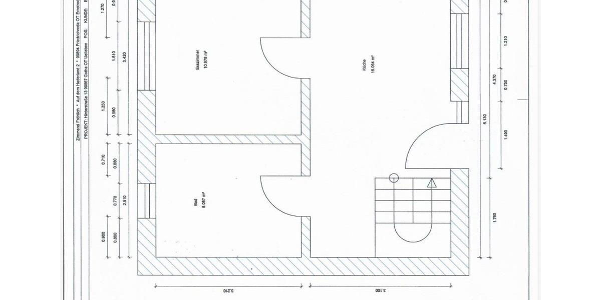 Doppelhaushälfte Gotha - 3 Zimmer, 80 m&sup2;, 1.200&euro; | Angebot:27624852