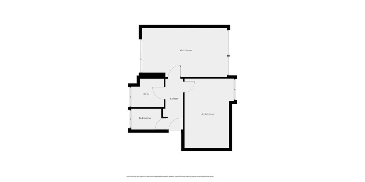 Etagenwohnung Erfurt Vieselbach - 2 Zimmer, 55 m&sup2;, 504&euro; | Angebot:25985482