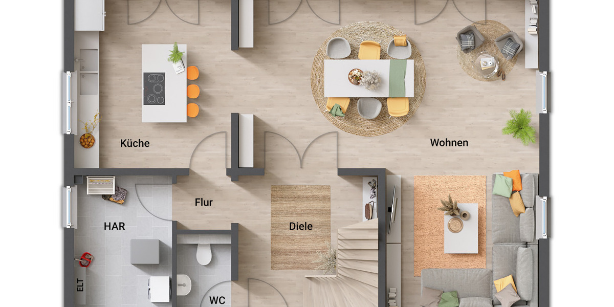 Einfamilienhaus Nessetal - 5 Zimmer, 158 m&sup2;, 307.340&euro; | Angebot:25821385