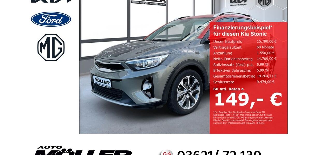 Kia Stonic 21.500 km 15.790 &euro; Gotha 99867