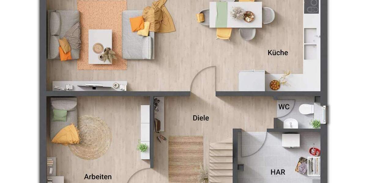 Einfamilienhaus Erfurt Kühnhausen - 6 Zimmer, 144 m&sup2;, 278.520&euro; | Angebot:25691587