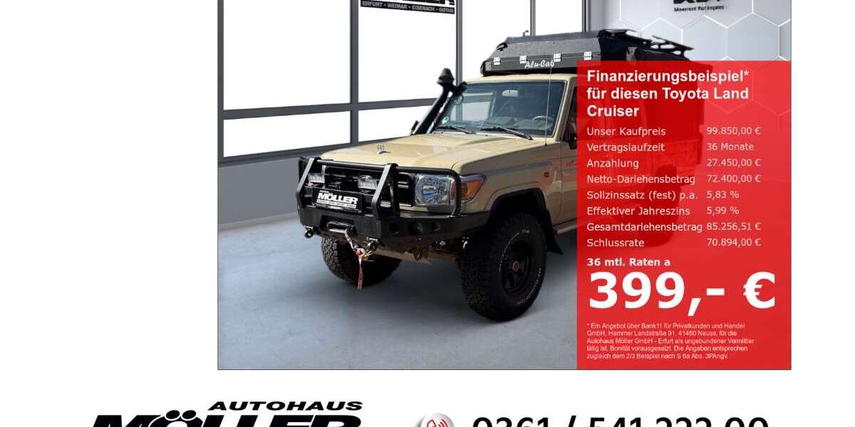 Toyota Land Cruiser 52.283 km 99.850 &euro; Erfurt 99087