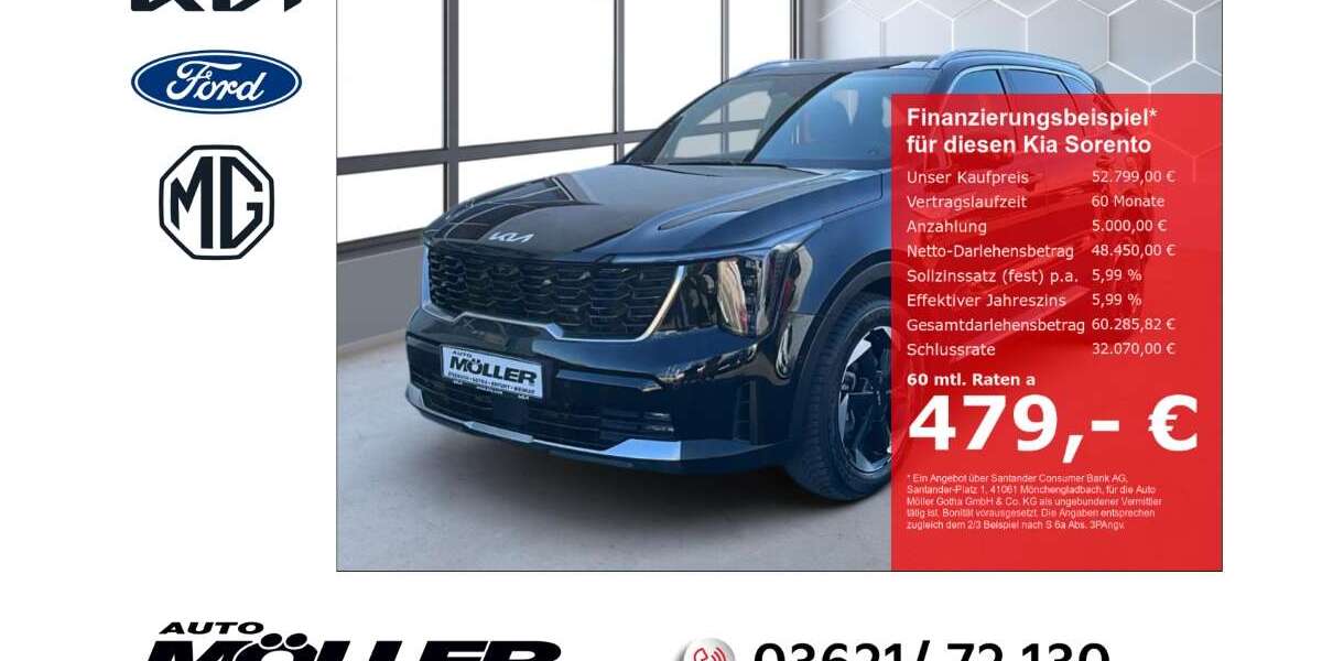 Kia Sorento 15.660 km 52.799 &euro; Gotha 99867