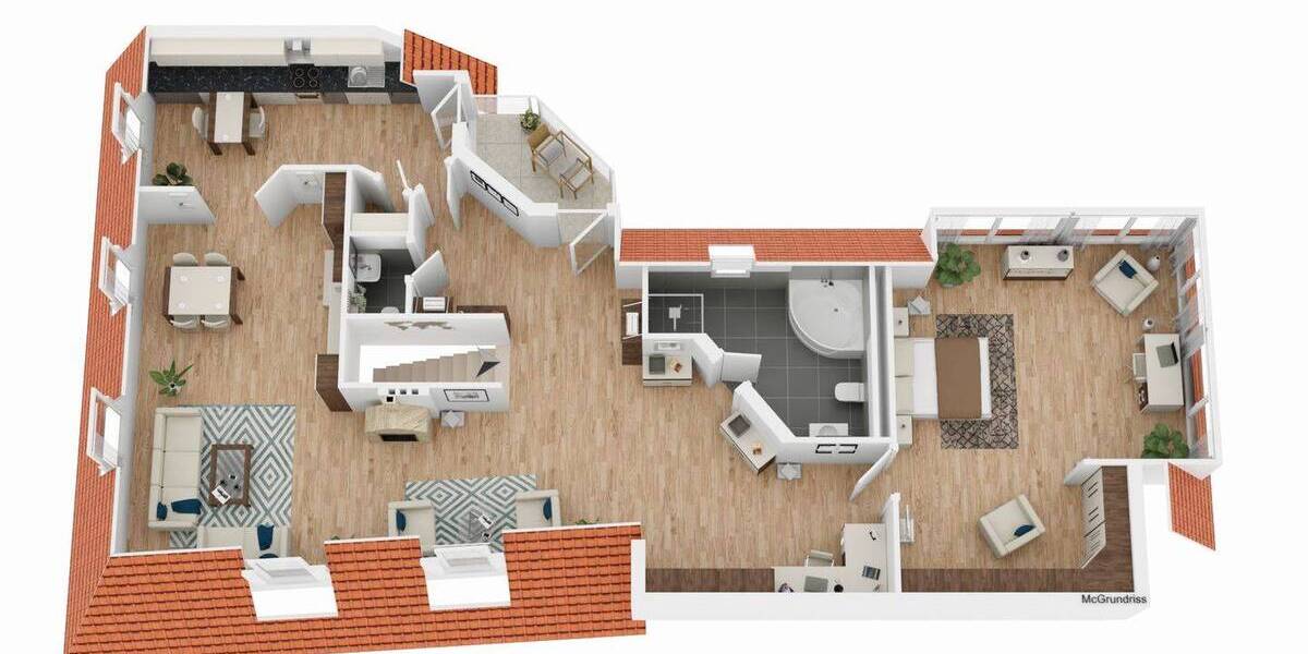 Etagenwohnung Erfurt Altstadt - 2 Zimmer, 128 m&sup2;, 1.190&euro; | Angebot:26787966