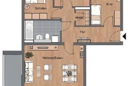 3,5 Raum Wohnung Erfurt 3 zimmer