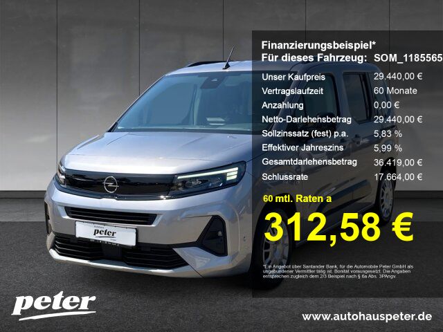 Opel Combo Life 11.169 km 29.440 € Sömmerda 99610