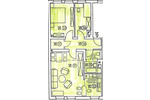 Etagenwohnung Erfurt Johannesvorstadt - 3 Zimmer, 72 m&sup2;, 140.000&euro; | Angebot:26858842