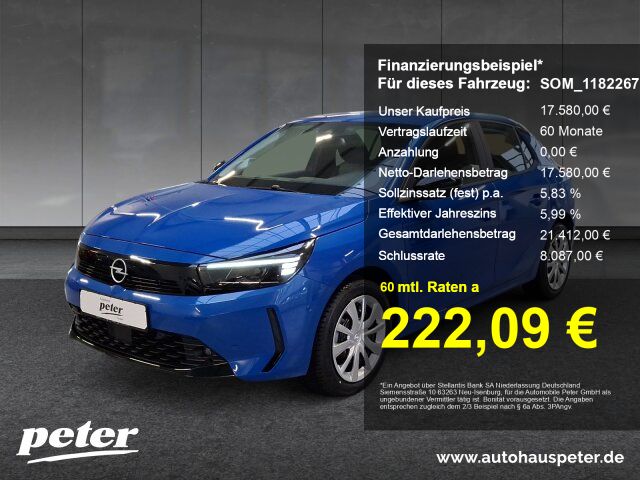 Opel Corsa 5.000 km 17.580 € Erfurt 99086